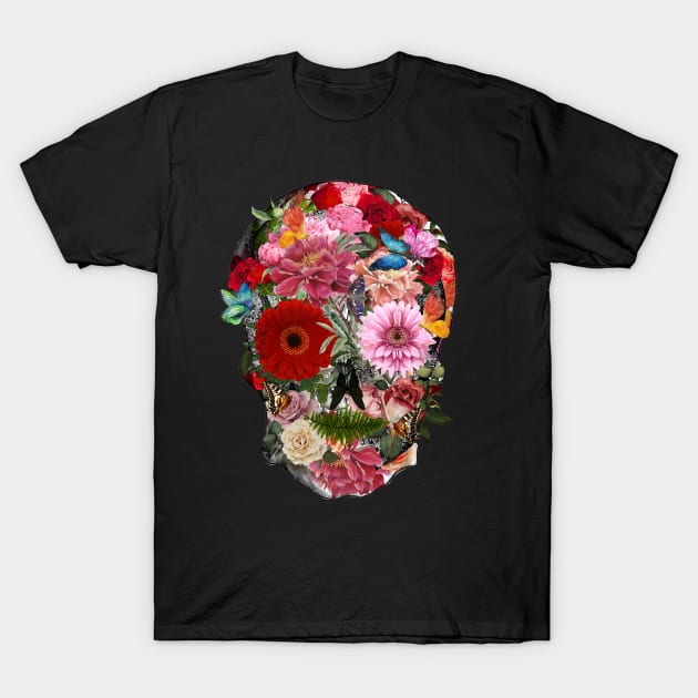 skull, cool skull, skull mask face T-Shirt by Collagedream